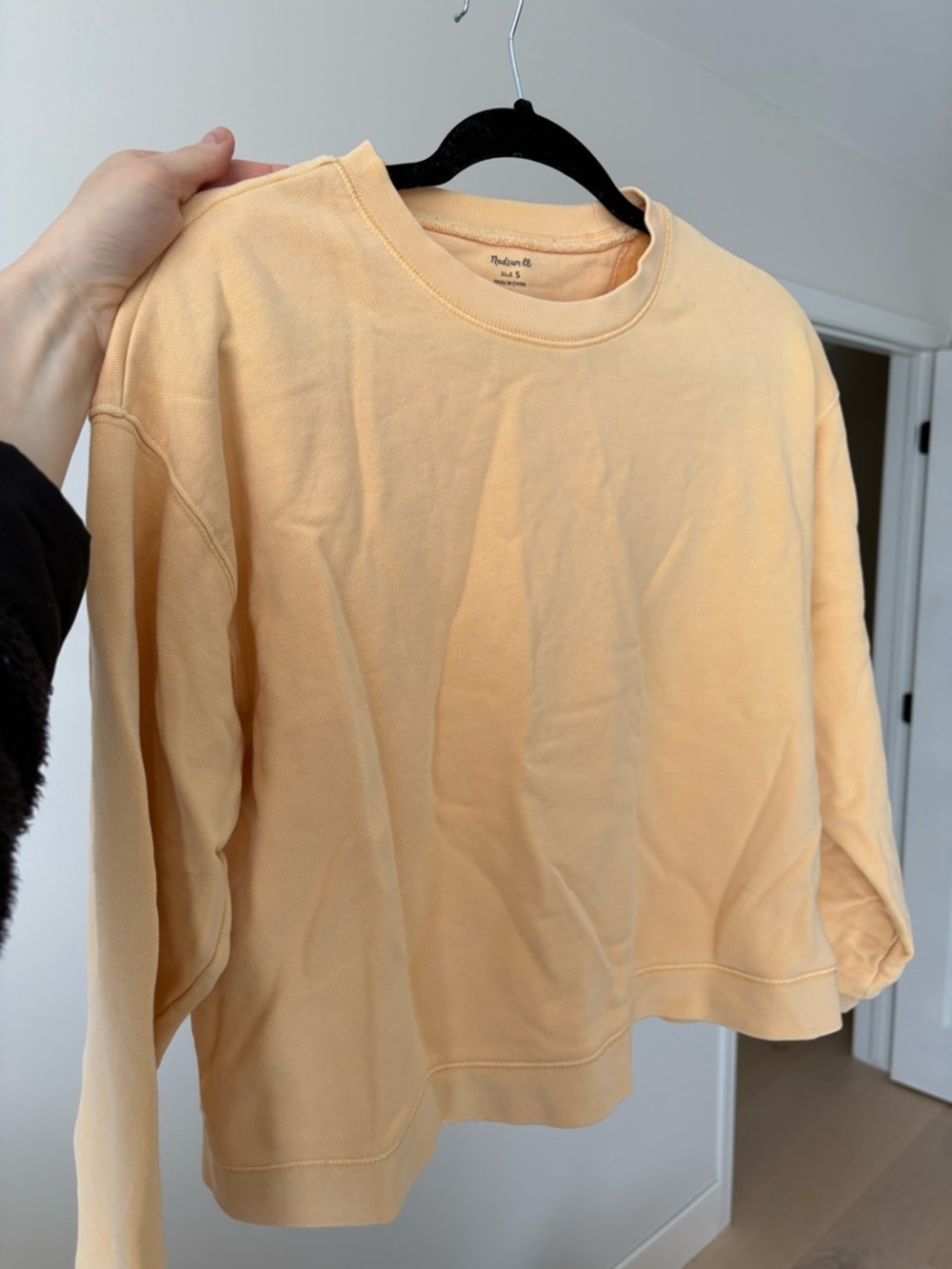 Madewell yellow Crewneck Sweater